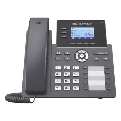 Teléfono IP Grado Operador, 3 líneas SIP con 6 cuentas, 10 botones BLF, puertos Gigabit PoE, codec Opus, IPV4/IPV6 con gestión en la nube GDMS
