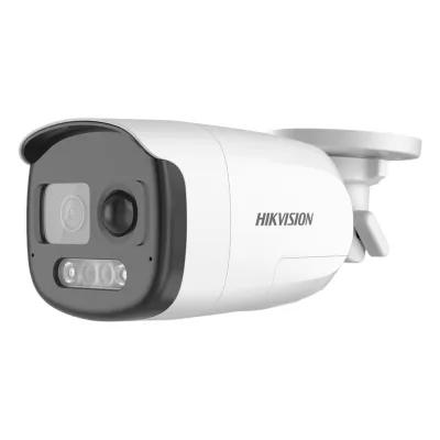 [ColorVu] Bala TURBOHD 2 Megapixel (1080p) / Imagen a Color 24/7 / Lente 2.8 mm / Luz Blanca 40 mts / Exterior IP67 / WDR 130 dB / Sensor PIR / Sirena Integrada / Salida de Audio Estrobo ROJO - AZUL / Micrófono Integrado