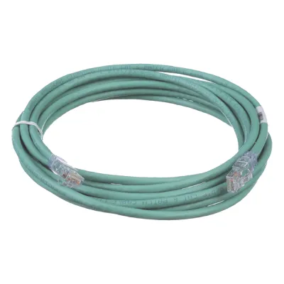 Cable de Parcheo TX6, UTP Cat6, 24 AWG, CM, Color Verde, 4.57 Metros (15 Pies)