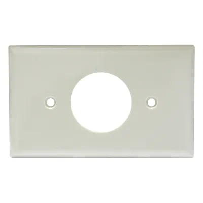 Placa de plástico para contacto sencillo.