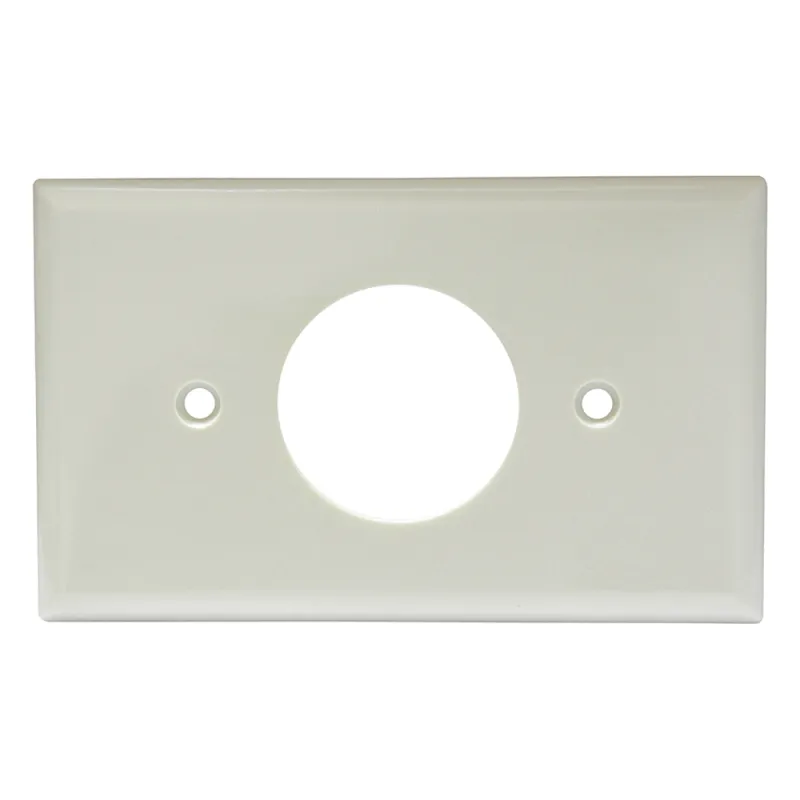 Placa de plástico para contacto sencillo.