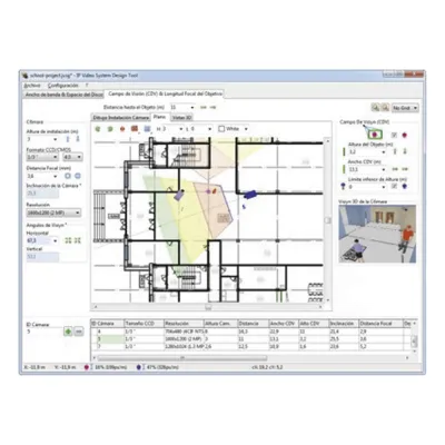 IP Video System Design EXPERT Tool / Software de Diseño para el Sistema de Vídeo IP / Hasta 256 Cámaras por Proyecto