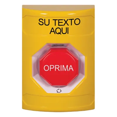 Botón de Texto Personalizado en Español, Girar para restablecer