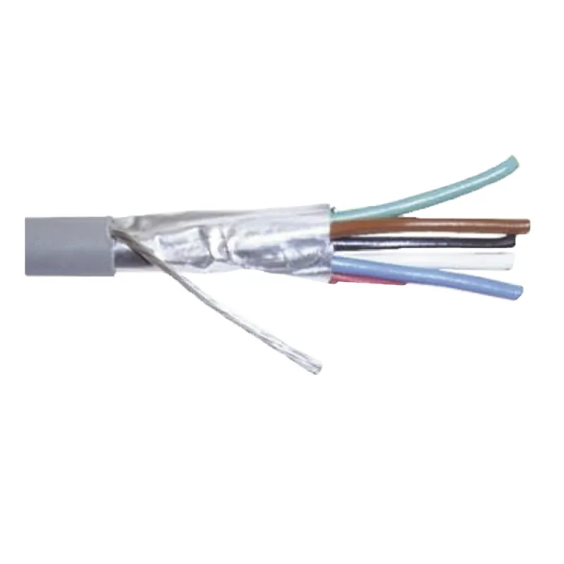 Bobina de 305 m (1000 ft) / Cable para Alarma 6x22 AWG / Blindado / CMR / Gris