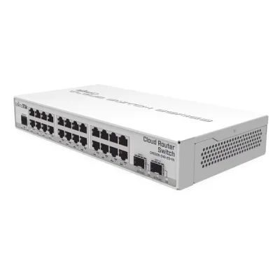 Switch Sistema Operativo Dual 24 Puertos Gigabit Ethernet y 2 Puertos SFP+, Para Escritorio
