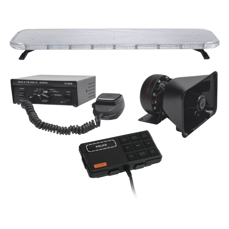 Kit básico para equipamiento de unidades de Seguridad Pública