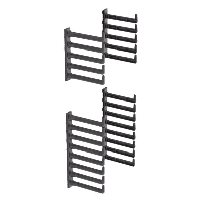 Kit de Dedos Para Organizador de Cables, Para Uso con Gabinetes de 42 o 45 UR, Tipo S o Tipo N, 6.8 in de Ancho, Color Negro