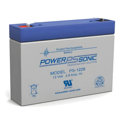 Batería 12V, 2.8AH, Para Respaldo, Tecnologías AGM/VRLA, 5 Años Vida Útil, Terminales F1, Reconocida UL