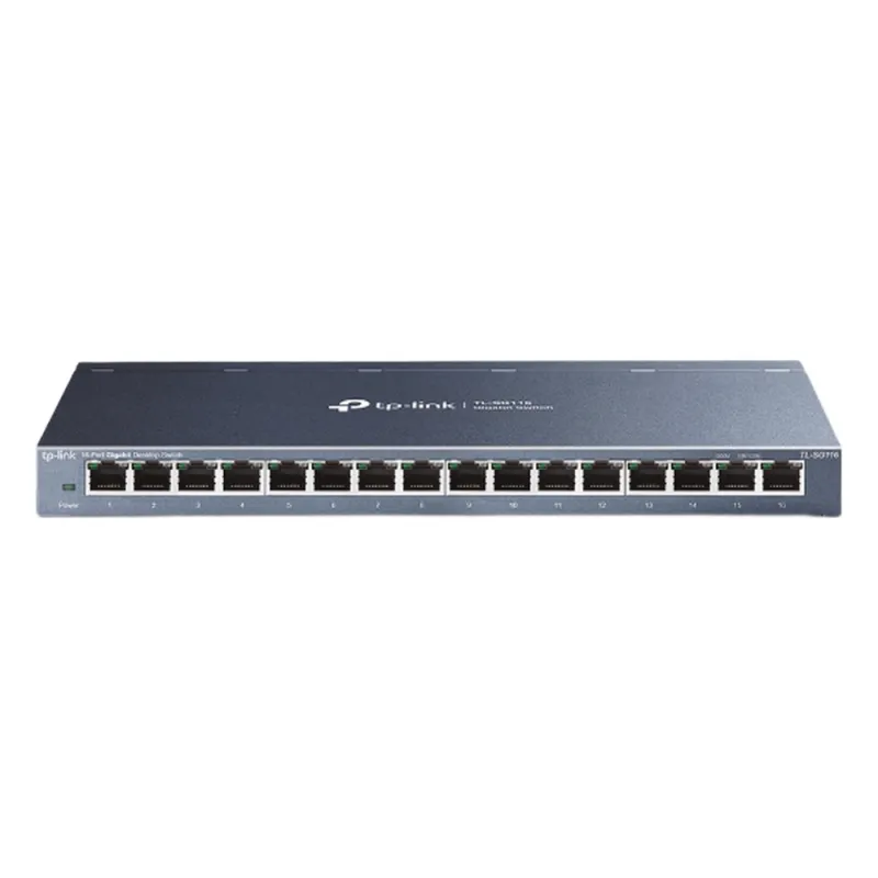 Switch Gigabit no administrable de 16 puertos 10/100/1000 Mbps para escritorio
