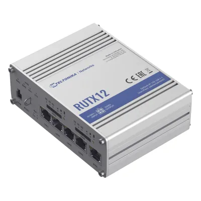 Router Industrial Dual LTE Cat 6 / 600 Mbps / 5 Puertos Gigabit / WiFi 5 / Doble SIM / GNSS / PoE / -40°C a 75°C