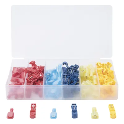 Kit de 60 Conectores para Cableado Eléctrico Tipo T-TAP / Conectores tipo Unión