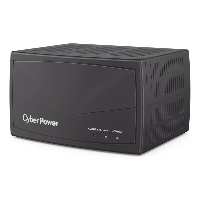 Regulador De Voltaje de 1500VA/750W, Entrada NEMA 5-15P, Con 8 Salidas NEMA 5-15R y Supresión de Picos a 245 Joules