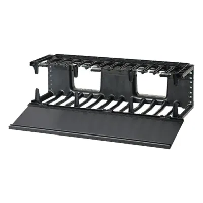Organizador de Cables Horizontal NetManager, Sencillo (Solo Frontal), Para Rack de 19in, 3UR
