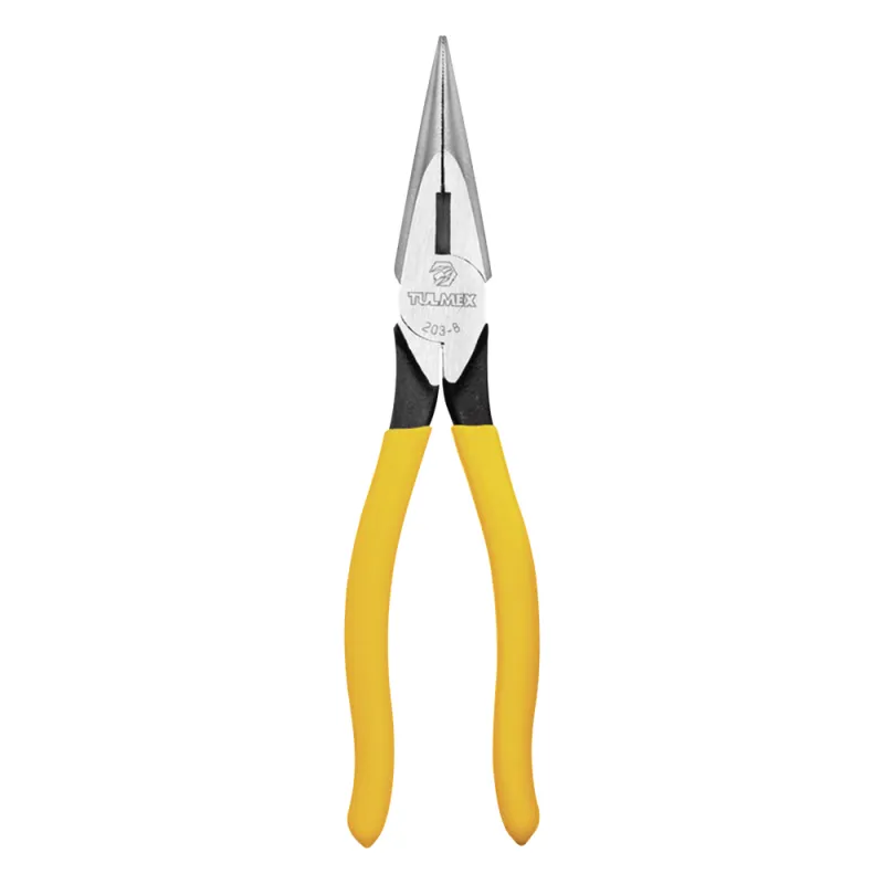 Pinza de Punta Cónica con Corte para Trabajo Pesado de 8 Pulgadas.