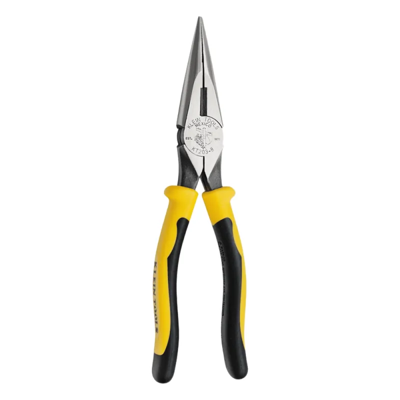 Pinzas de Punta Cónica con Corte Lateral de 8 Pulgadas. Con Tope para Máximo Agarre.