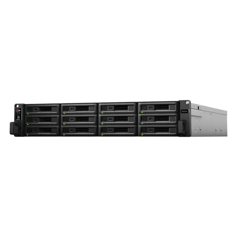 RackStation RS3621xs+ | 12 Bahías | Procesador Intel Xeon D-1541 8 Núcleos | 8 GB DDR4 ECC | Dual 10GbE | Alimentación Redundante | Escalable a 36 Bahías | Garantía 3 Años.