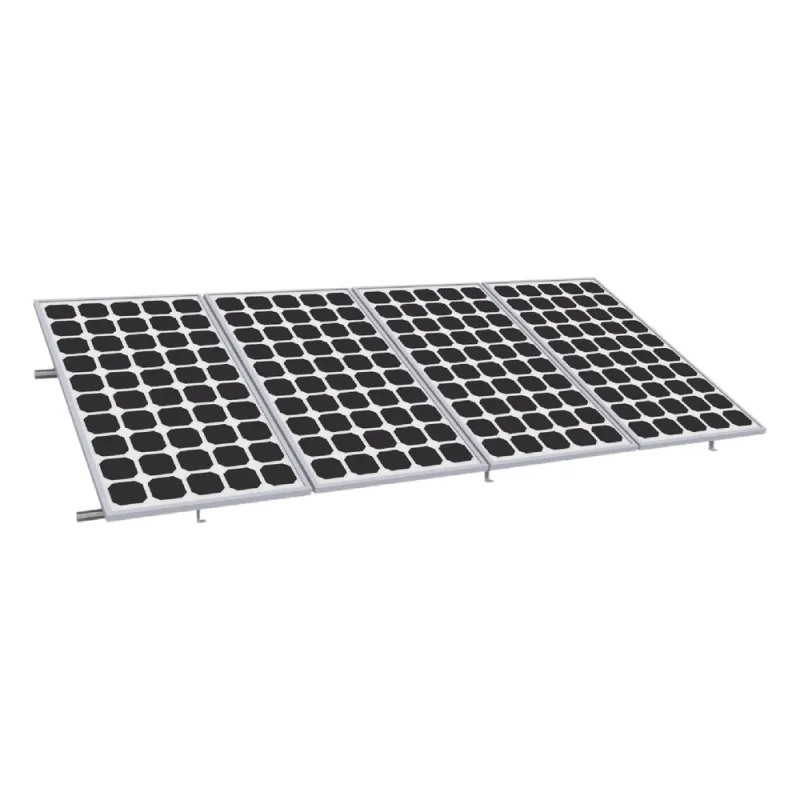 Montaje para Panel Solar, Riel de 4400mm para Módulos con Espesor de 35mm, Velocidad de Viento Máx. 136km/h