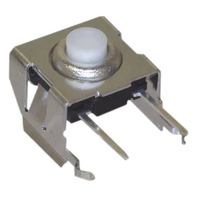Interruptor Táctil en Ángulo Recto / PCB, SPST, 50 mA, 12 Vcc (RoHS), para Mic. KMC-22