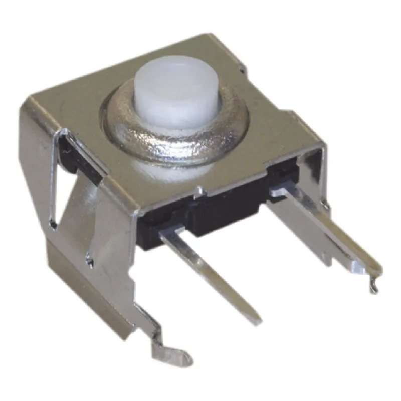 Interruptor Táctil en Ángulo Recto / PCB, SPST, 50 mA, 12 Vcc (RoHS), para Mic. KMC-22