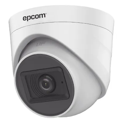 AUDIO POR COAXITRON / Domo TURBOHD 2 Megapixel (1080p) / Gran Angular 106° / Lente 2.8 mm / 20 mts IR EXIR / Interior / 4 Tecnologías / dWDR