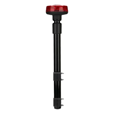 Luz telescópica Ultra Brillante Para Motocicleta, 9 LED, Color Rojo