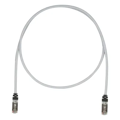 Patch Cord Cat6A, Blindado S/FTP, CM/LS0H, 4.57 Metros (15 Pies), Color Gris