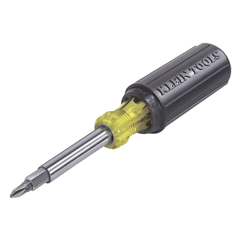 Desarmador Multipunta, 11 en 1, con Puntas Phillips, Ranuradas, Cuadradas y Torx.