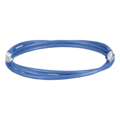 Cable de Parcheo UTP, Cat6A, 24 AWG, CM, Color Azul, 0.91 Metros (3 Pies)