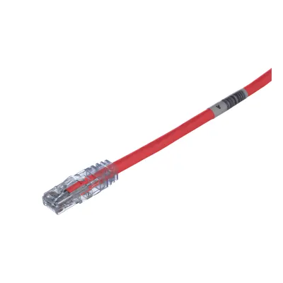 Cable de Parcheo TX6, UTP Cat6, 24 AWG, CM/LSZH, Color Rojo, 1 ft
