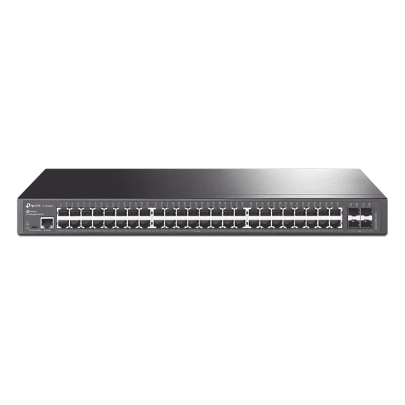 Switch Omada SDN Administrable / 48 puertos Gigabit y 4 puertos SFP / Funciones sFlow, QinQ y QoS / Administración centralizada OMADA