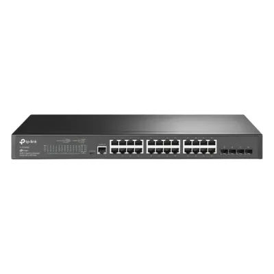 Switch Omada SDN Administrable / 24 puertos Gigabit y 4 puertos SFP / Funciones sFlow, QinQ y QoS / Administración centralizada OMADA