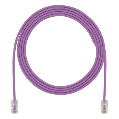 Cable de Parcheo UTP, Cat6A, 24 AWG, CM, Color Violeta, 4.57 Metros (15 Pies)