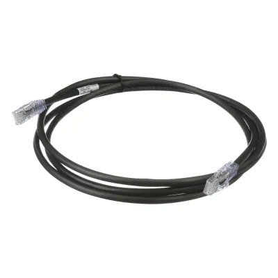 Cable de Parcheo UTP, Cat6A, 24 AWG, CM, Color Negro, 0.91 Metros (3 Pies)