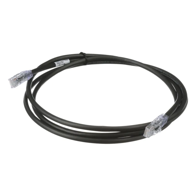 Cable de Parcheo UTP, Cat6A, 24 AWG, CM, Color Negro, 0.91 Metros (3 Pies)