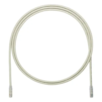 Cable de Parcheo UTP, Cat6A, 24 AWG, CM, Color Gris, 0.91 Metros (3 Pies)