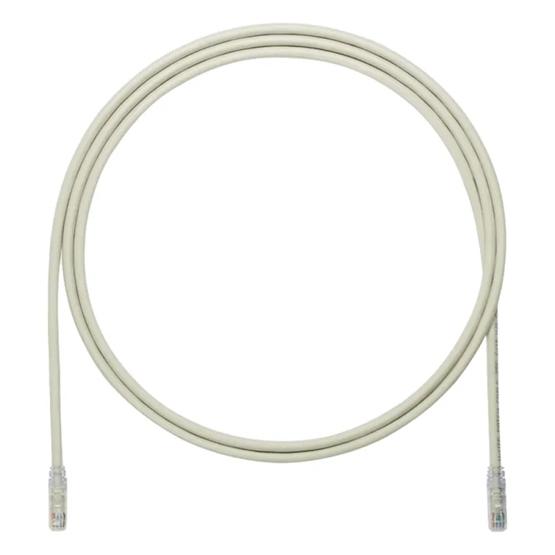 Cable de Parcheo UTP, Cat6A, 24 AWG, CM, Color Gris, 0.91 Metros (3 Pies)