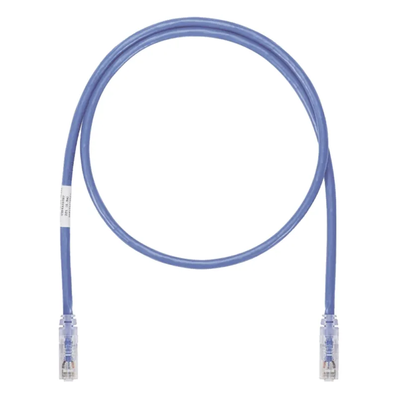 Cable de Parcheo UTP, Cat6A, 24 AWG, CM, Color Azul, 15.24 Metros (50 Pies)