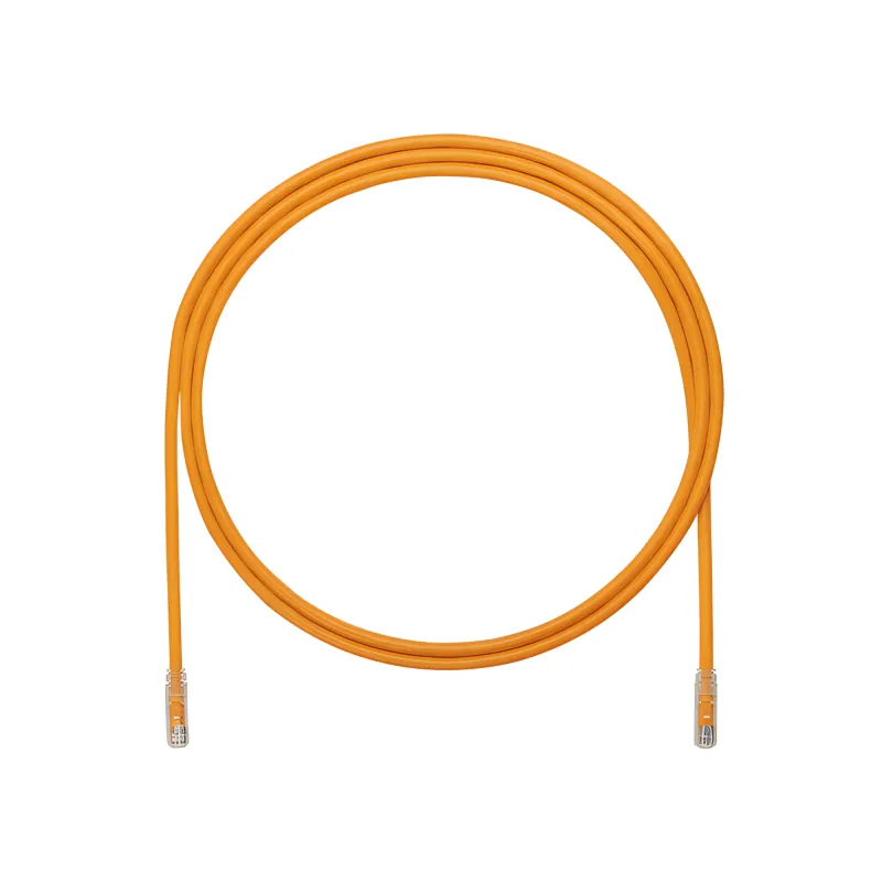 Cable de Parcheo UTP, Cat6A, 24 AWG, CM, Color Naranja, 1.52 Metros (5 Pies)
