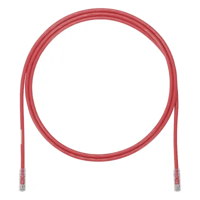 Cable de Parcheo UTP, Cat6A, 24 AWG, CM, Color Rojo, 1.52 Metros (5 Pies)
