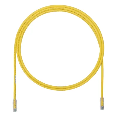 Cable de Parcheo UTP, Cat6A, 24 AWG, CM, Color Amarillo, 1.52 Metros (5 Pies)