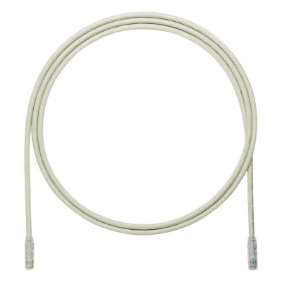 Cable de Parcheo UTP, Cat6A, 24 AWG, CM, Color Gris, 2.13 Metros (7 Pies)