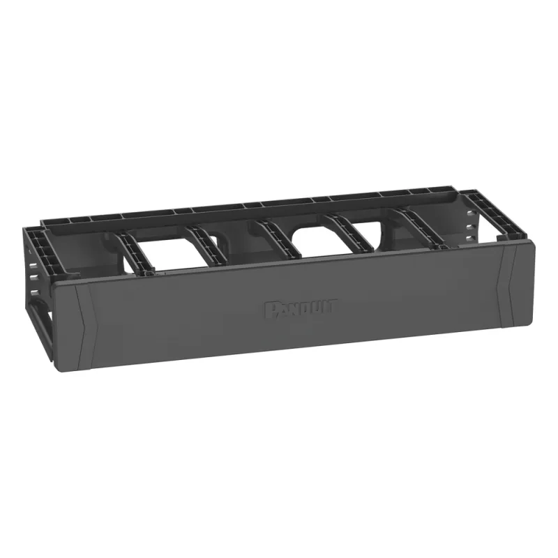Organizador de Cables Horizontal PatchRunner™, Sencillo (Solo Frontal), Para Rack de 19in, 2UR