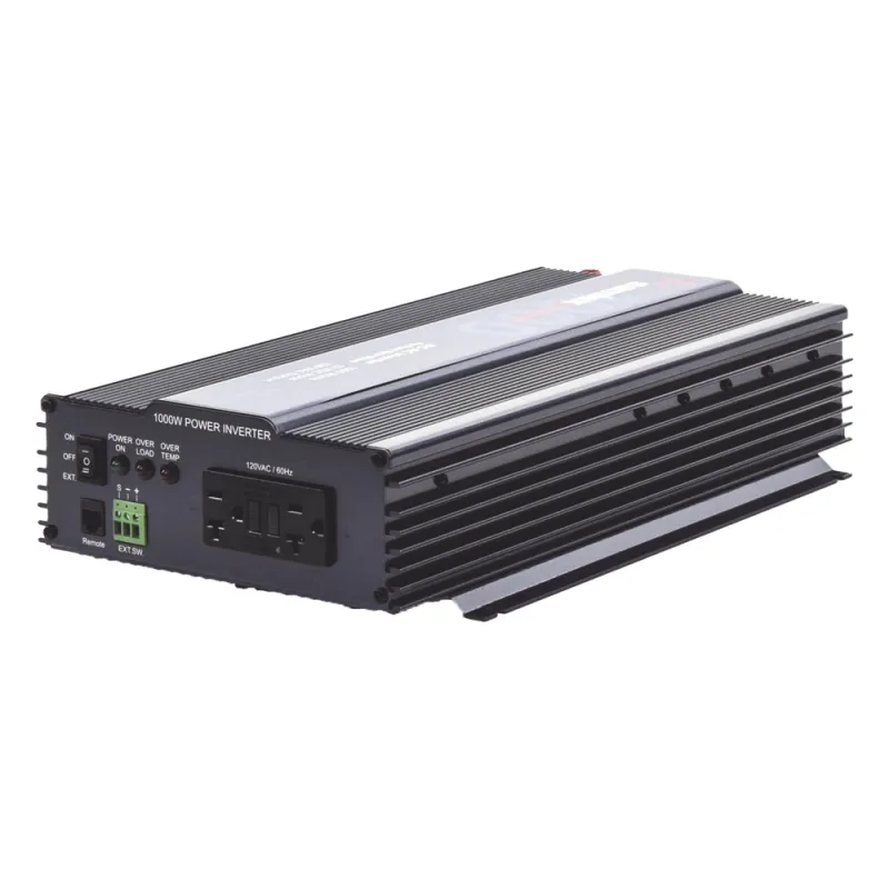(Trabajo 24/7) Inversor de Corriente PURA 1000 W / 12 Vcc / salida 120VCA / HEAVY DUTY