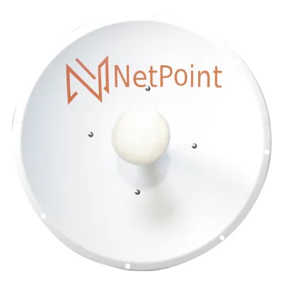Antena Direccional / 3 ft / 4.9-6.4 GHz / Ganancia 34 dBi / SLANT de 45 ° y 90° / Incluye Jumpers con conector N-Macho a RSMA / montaje incluido.