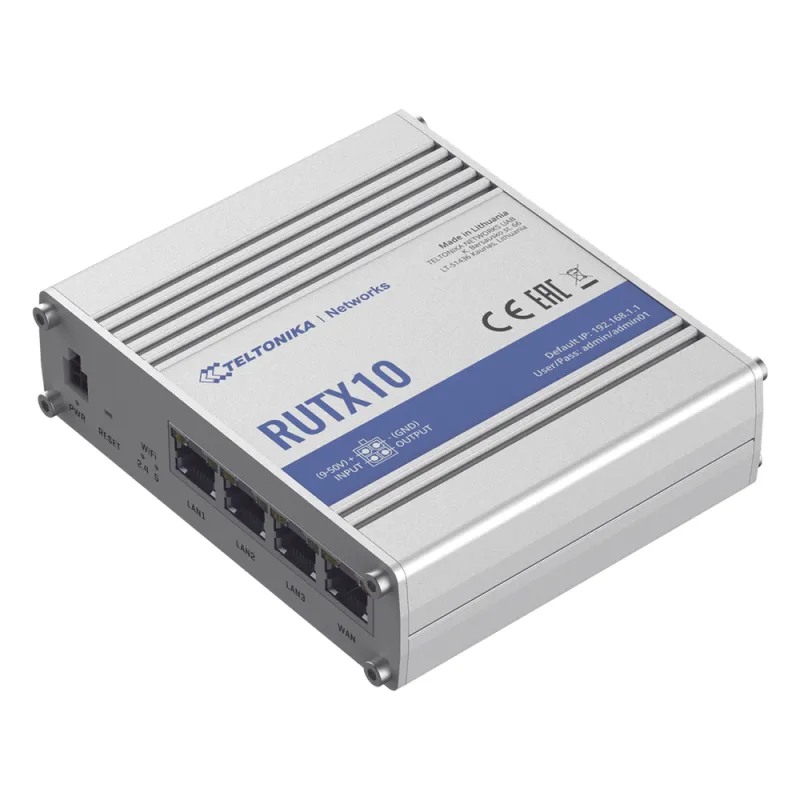 Router Industrial WiFi 5 VPN / 802.11ac Dual Band / 4 Puertos Gigabit / Quad-Core / PoE / -40°C a 75°C