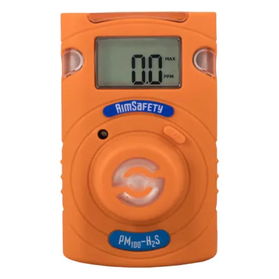 Monitor Personal de Gas H2S / Detección 0-100 ppm / Resolución 0.1 ppm / Alarma Triple 90 dB / 2 Años Sin Mantenimiento / IP67 / UL-913 ATEX IECEx