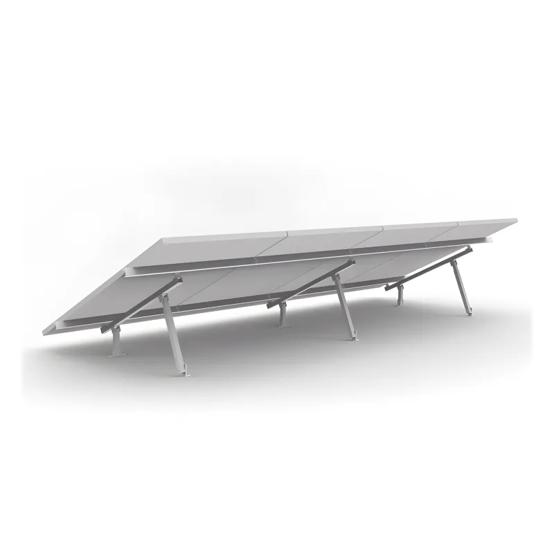 Montaje para Panel Solar, Riel de 4400mm para Módulos con Espesor de 40mm, Velocidad de Viento Máx. 162km/h