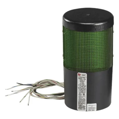 Luz LED LITESTAK Modelo LSLD-024-G / 24VDC / Color Verde/ 0.080A