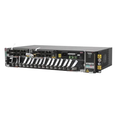 OLT Carrier Class Modular GPON, 2 Ranuras, Incluye 1 Tarjeta GPOA de 16 puertos GPON, 1 Fuente de CA, 2 UR, Gestión por UNM2000, CLI, Incluye Instalación de Software UNM2000, (Interoperabilidad con ONUs de Terceros sin Costo)