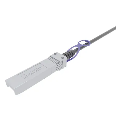 Cable de Alta Velocidad Twin-axial (DAC), SFP+ a SFP+ 10G, Color Negro, de 1 Metro